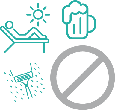 ご来店の際にご注意いただきたいことのイメージイラスト